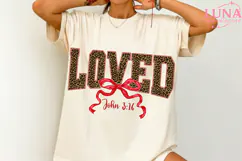 Leopard Love Png, Mama Valentine Png, Leopard Valentine Png Product Image 1