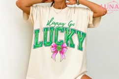 Happy Go Lucky Png, St Patricks Day Png, Lucky Png, Shamrock Product Image 2