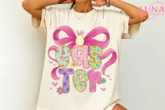 Preppy Coquette Easter Png, Easter Pastel Png, Happy Easter Product Image 1