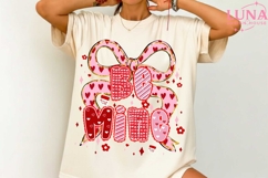Be Mine Png, Valentine's Day Png, Coquette Bow Png, Preppy Product Image 2