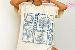 Just one more chapter PNG, books and coffee png Product Image 1