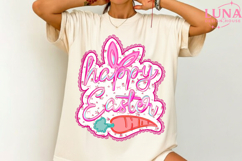 Happy Easter Png, Easter Bunny Png, Preppy Easter Png Product Image 3