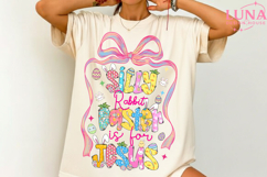Silly Rabbit Easter Is For Jesus Png, Easter png, Easter Product Image 3