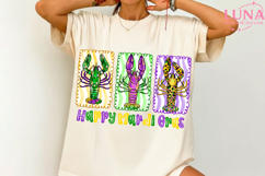 Happy Mardi Gras Png, Mardi Gras PNG, Fleur De Lis coquette Product Image 2