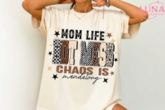 Mom Life Hot Mess PNG, Leopard Print Mom Life png Product Image 2