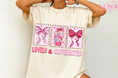 To Be Lovely &amp; Caffeinated Png, Valentine's Day Png, Coffee Product Image 2