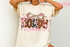 Retro Howdy Valentine Png, Western Valentine Png, Cowboy Png Product Image 3