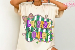 Glitter Laissez Les Bon Temps Rouler png, Coquette Mardi Png Product Image 2