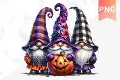 Halloween Gnome Sublimation - Clipart PNG Design Product Image 1