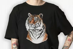 Tiger #2 PNG Sublimation, Tiger face png, Tiger head png Product Image 3