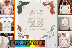 Playful TSHIRT Gift Ideas PNG, Religious Product Image 1