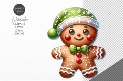 Christmas clipart|Gingerman clipart|Christmas sublimation Product Image 1