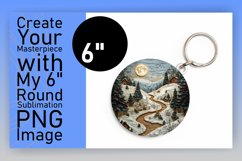 Stylish Circle Design for Keychains , Christmas Product Image 1