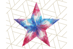 Patriotic Star Clipart PNG, Stars 4th of July PNG Graphic Product Image 5