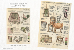 Ephemera Farmhouse Junk Journal Pages Product Image 3