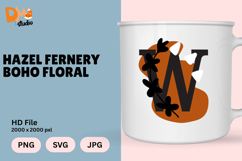 Hazel Fernery Boho Floral Monogram Product Image 1