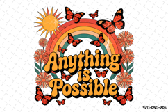 Anything is Possible Svg | Quotes Svg | Svg Cut Files Product Image 1