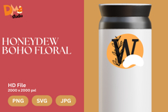 Honeydew Boho Floral Monogram Product Image 1