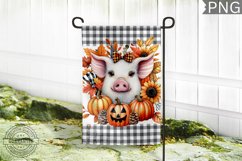 Fall Garden Flag Sublimation - Garden Flag PNG Design Product Image 1