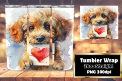 Sublimation Design for Tumbler with Love Animals Product Image 1