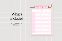 Bill Payment Tracker Printable Monthly Bills PDF Planner Product Image 2
