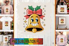 Stylish Tote Bag Magic PNG, Cute Christmas Product Image 1