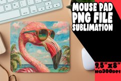 Holiday Flamingo Sublimation Mouse Pad - Beach Beauty Product Image 1
