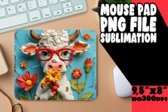 Adorable Cow Sublimation Pad Product Image 1
