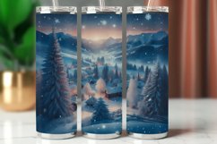 Tumbler Wrap 20 oz - christmas village Product Image 1