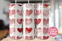 Valentine Flannel Tumbler | Valentine Tumbler Wrap Product Image 1