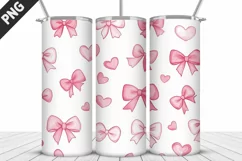 Lovely Hearts Tumbler Design | Valentine's Day Tumbler Wrap Product Image 2