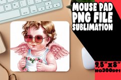 Bright MOUSE PAD Artistic PNG, Cupid Product Image 1