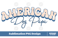 American Dog Mama Papa 4th of July USA Paw DTF PNG Bundle Product Image 6