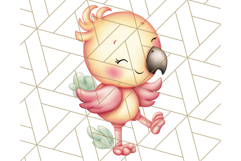 Tiny Zoo Friends Clipart, Cute Cartoon Zoo Animals PNG Product Image 5