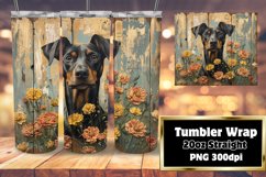 Wooden Wags 20oz Sublimation Tumbler Product Image 1