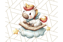 Magical Bookish Unicorn PNG Clipart Reading Books &amp; Stories Product Image 5