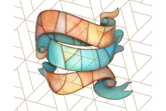 Stained Glass Sea Creatures PNG Clipart, Ocean Fantasy Product Image 5