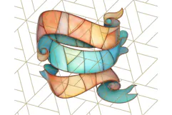 Stained Glass Sea Creatures PNG Clipart, Ocean Fantasy Product Image 5