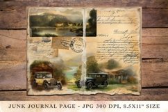 Printable Junk Journal Pages postcard 18 Product Image 1
