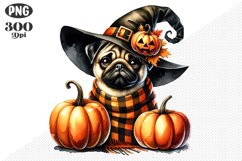 Halloween Dog Sublimation - Clipart PNG Design Product Image 1