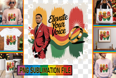 Bright TSHIRT Magic Ideas PNG, Juneteenth Product Image 1