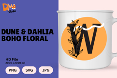 Dune &amp; Dahlia Boho Floral Monogram Product Image 1