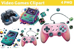 Video Games Clipart PNG Product Image 1