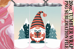 PRESENT OF LOVE 20oz TUMBLER WRAP, Gnomes Product Image 1