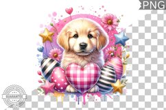 Easter Dog - Easter Clipart Sublimation PNG Product Image 1