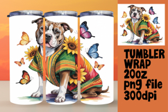 20oz Tumbler Template for Unique Gifts , Cute Dog Product Image 1