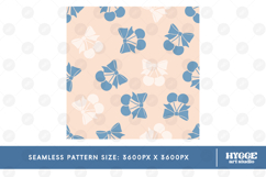 America 4th July Coquette Cherry Bow Seamless Pattern Bundle Product Image 5