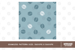 Coffee Lover Seamless Pattern Surface Design PNG DTF Latte Product Image 2