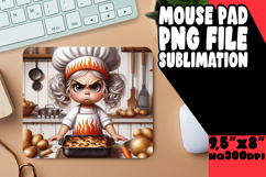 Bright Mouse Mat Ideas for Gifts, Girl Grumpy Product Image 1