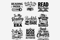 Books Bundle PNG | 39 Reading Quote Designs | Book Lover Product Image 6